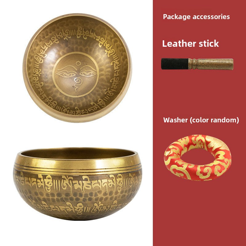 Nepal Handmade Himalaya Bowl Buddha Bowl Yoga Meditation Van Gogh Bowl Meditation Healing Bowl Ear Cleaning Copper Bowl