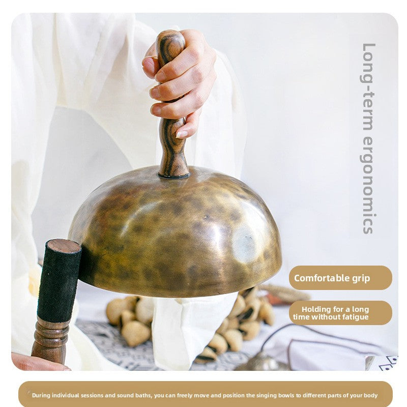 Nepalese Handheld Singing Bowl Stick Detachable Meditation Yoga Healing Buddha Sound Bowl Tibetan Singing Bowl Wholesale