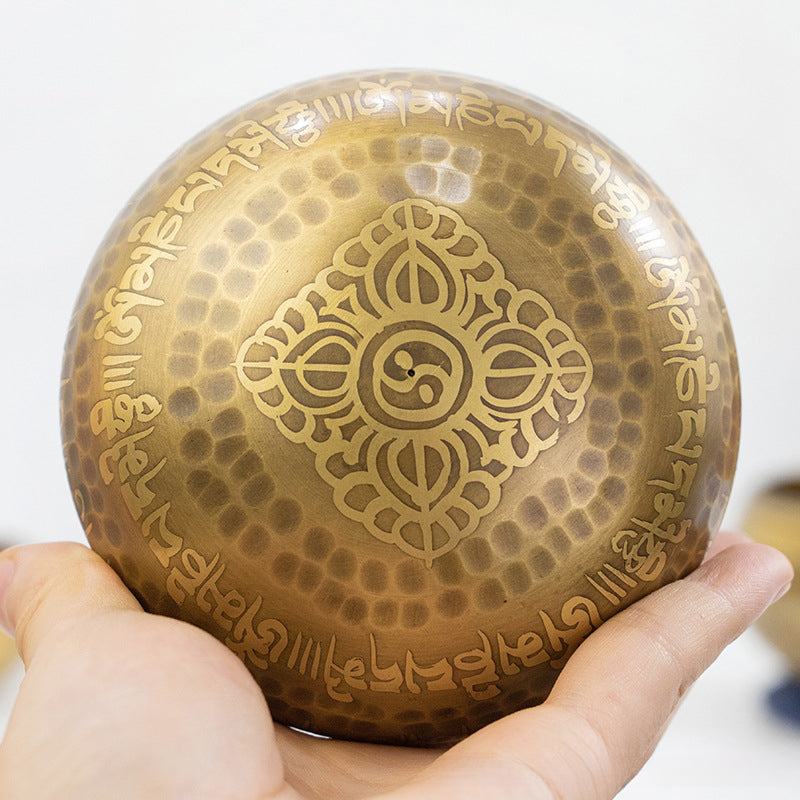 Nepal Handmade Himalaya Bowl Buddha Bowl Yoga Meditation Van Gogh Bowl Meditation Healing Bowl Ear Cleaning Copper Bowl