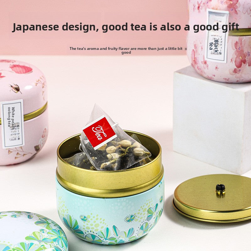 Jasmine Green Tea White Peach Oolong Tea Rose Black Tea Three Canister Set Health Tea Triangle Bag Tea