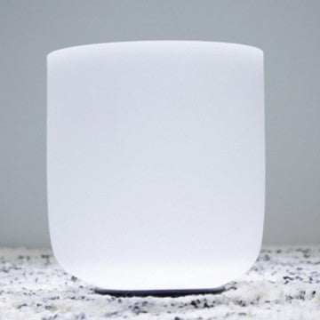 White Frosted Crystal Bowl Beginner Professional Music Singing Bowl Yoga Meditation Healing Sound Bowl Sound Therapy Instrument Crystal Bowl