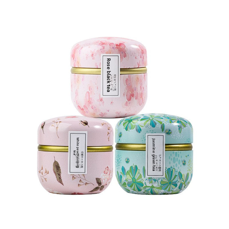 Jasmine Green Tea White Peach Oolong Tea Rose Black Tea Three Canister Set Health Tea Triangle Bag Tea
