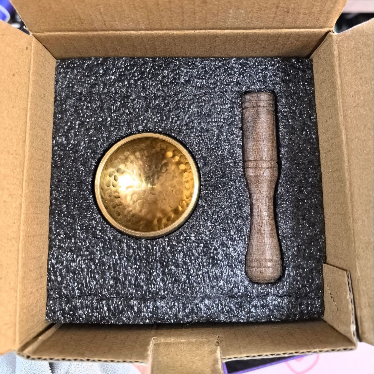 Nepal Mini Singing Bowl Sanskrit Bowl Yoga Meditation Bowl Sound Bowl Copper Chime Meditation Healing Copper Bowl Ornament