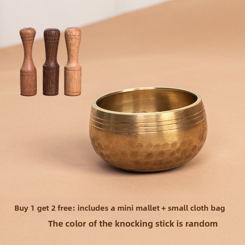 Nepal Mini Singing Bowl Sanskrit Bowl Yoga Meditation Bowl Sound Bowl Copper Chime Meditation Healing Copper Bowl Ornament