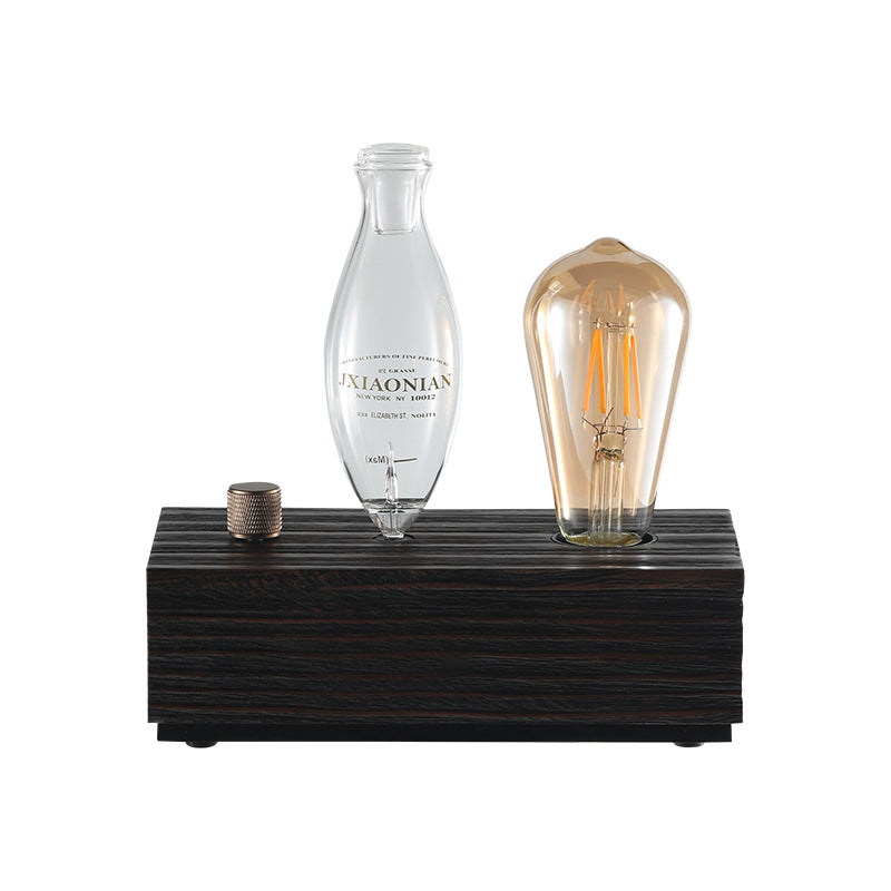 Yafeng Home Bedroom Study Fragrance Machine Essential Oil Diffuser Wooden Glass Cold Incense Device Aroma Diffuser Flameless Aromatherapy